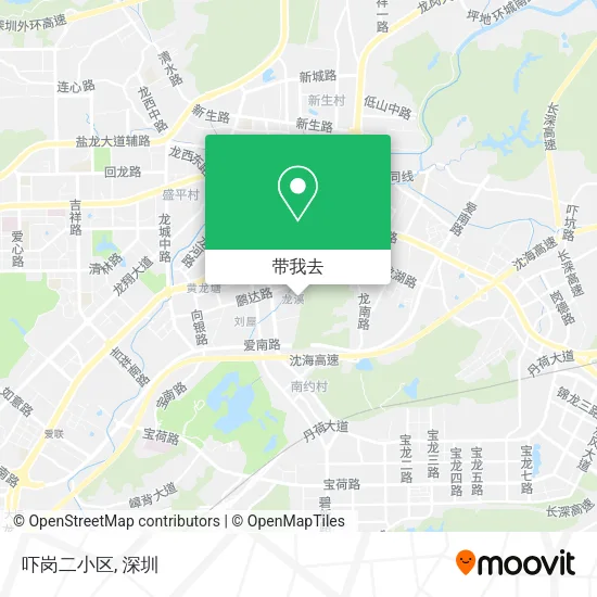 吓岗二小区地图