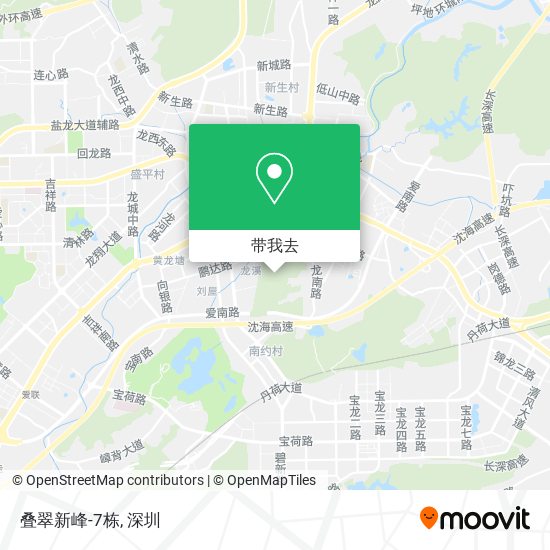 叠翠新峰-7栋地图