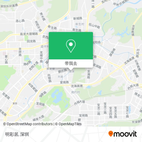明彩居地图