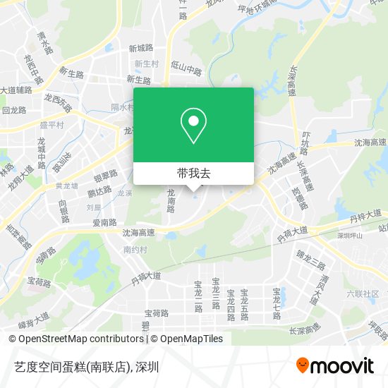 艺度空间蛋糕(南联店)地图