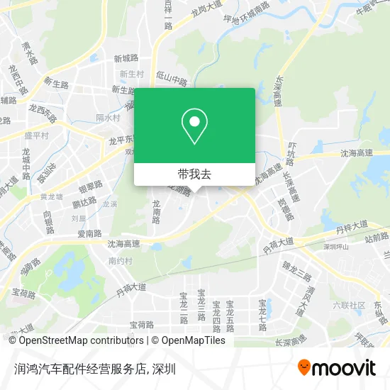 润鸿汽车配件经营服务店地图