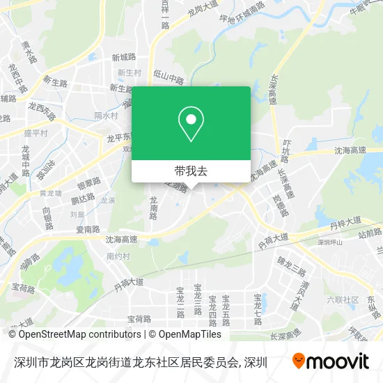 深圳市龙岗区龙岗街道龙东社区居民委员会地图