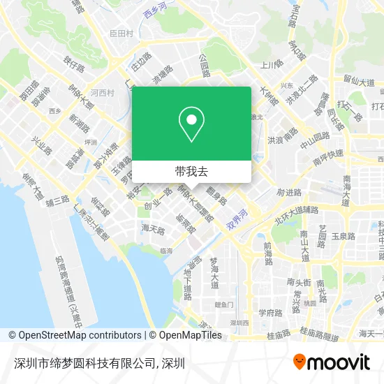 深圳市缔梦圆科技有限公司地图