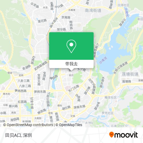 田贝A口地图
