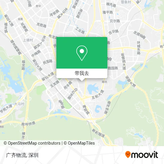 广齐物流地图