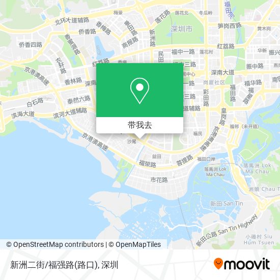 新洲二街/福强路(路口)地图