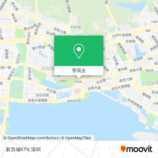 新浩城KTV地图