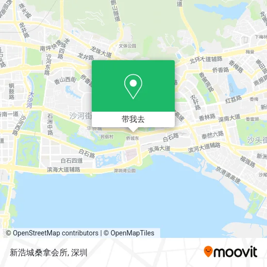 新浩城桑拿会所地图