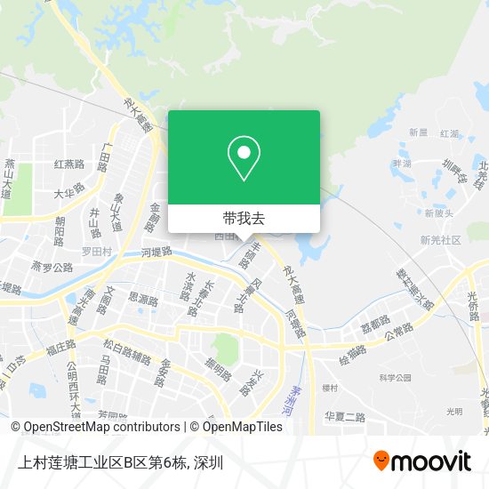 上村莲塘工业区B区第6栋地图