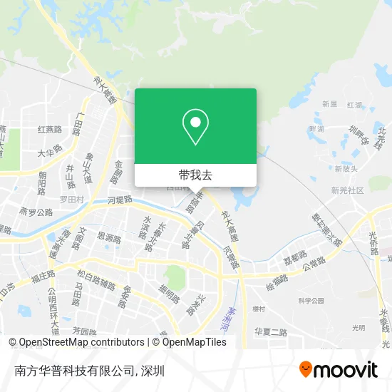南方华普科技有限公司地图