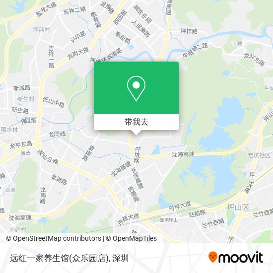 远红一家养生馆(众乐园店)地图