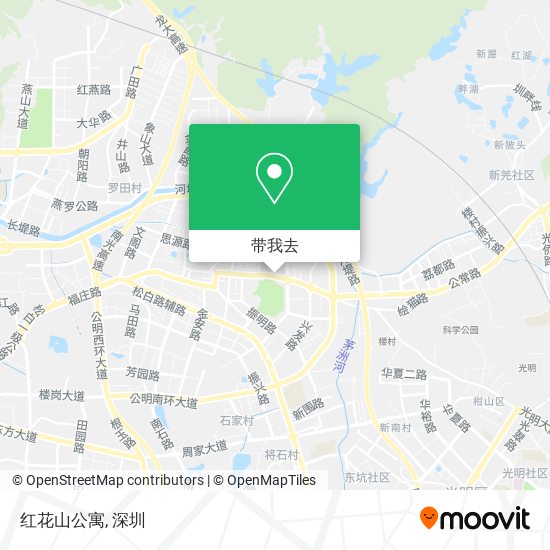 红花山公寓地图