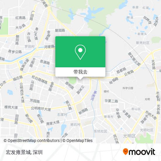 宏发雍景城地图