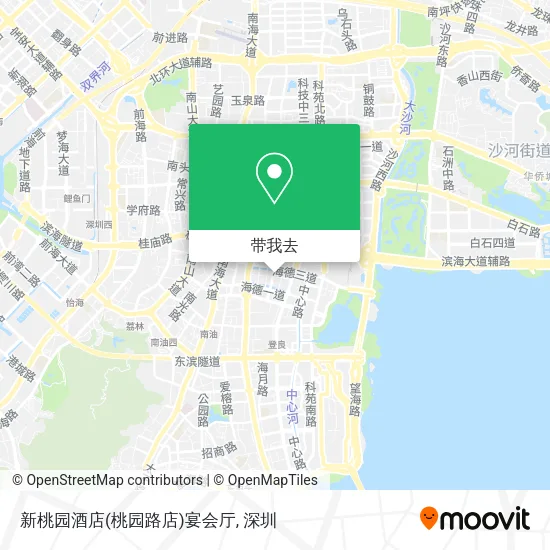 新桃园酒店(桃园路店)宴会厅地图