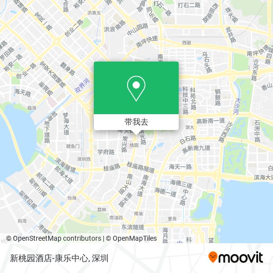 新桃园酒店-康乐中心地图