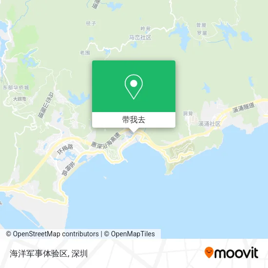 海洋军事体验区地图
