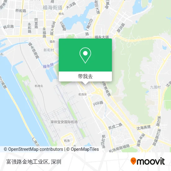 富强路金地工业区地图