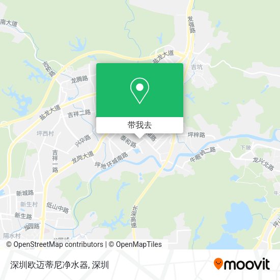 深圳欧迈蒂尼净水器地图
