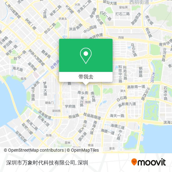 深圳市万象时代科技有限公司地图