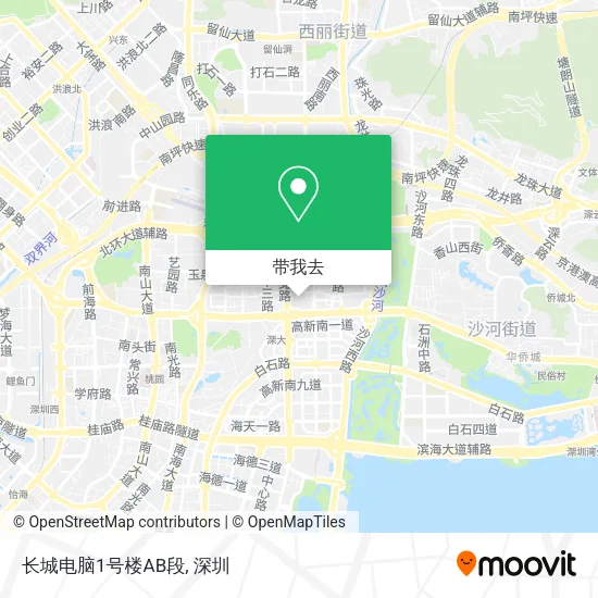 长城电脑1号楼AB段地图