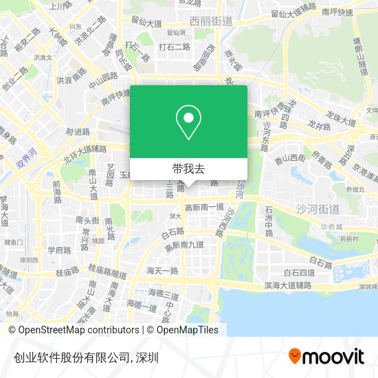 创业软件股份有限公司地图