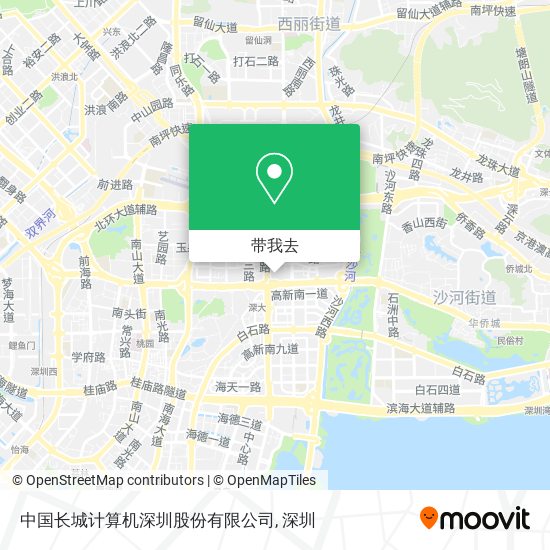 中国长城计算机深圳股份有限公司地图