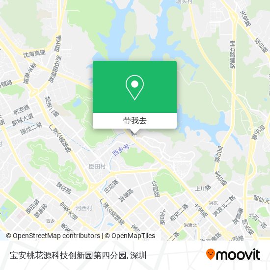 宝安桃花源科技创新园第四分园地图