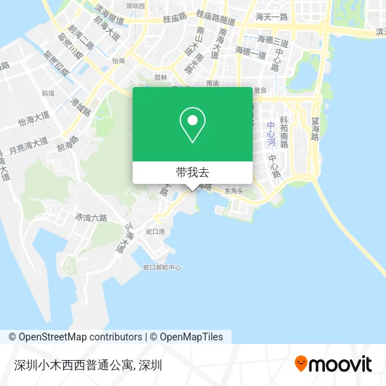 深圳小木西西普通公寓地图