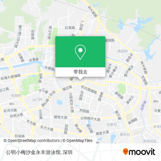 公明小梅沙金永丰游泳馆地图