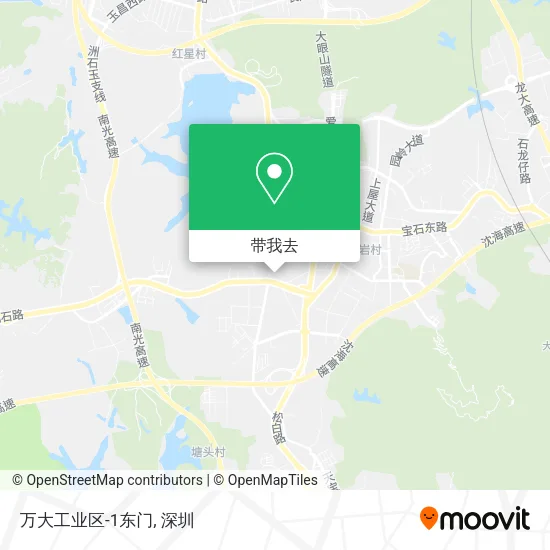 万大工业区-1东门地图