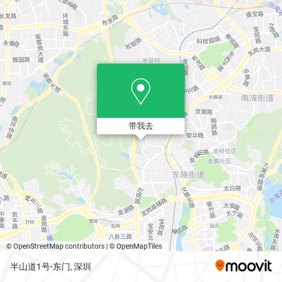 半山道1号-东门地图