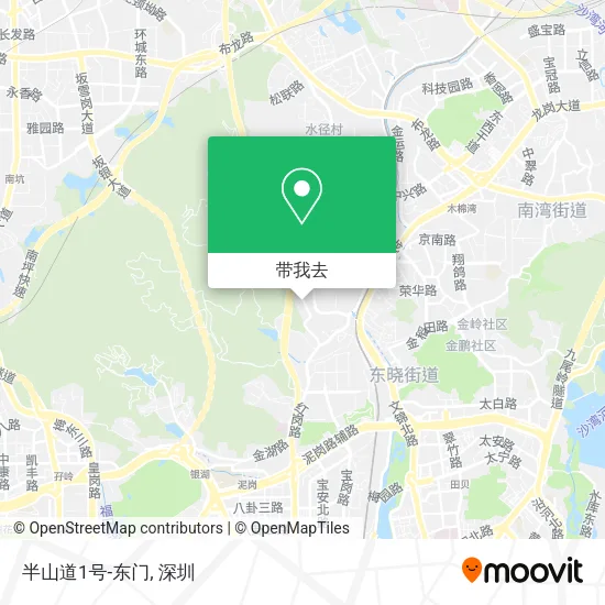 半山道1号-东门地图