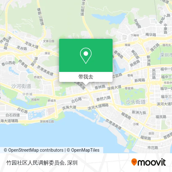竹园社区人民调解委员会地图