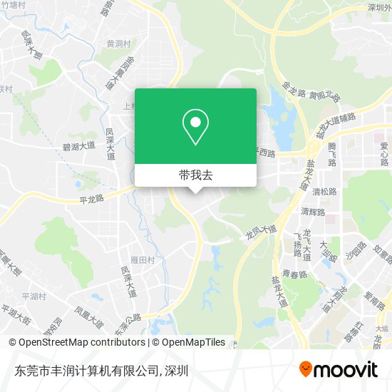东莞市丰润计算机有限公司地图