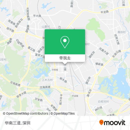 华南三道地图