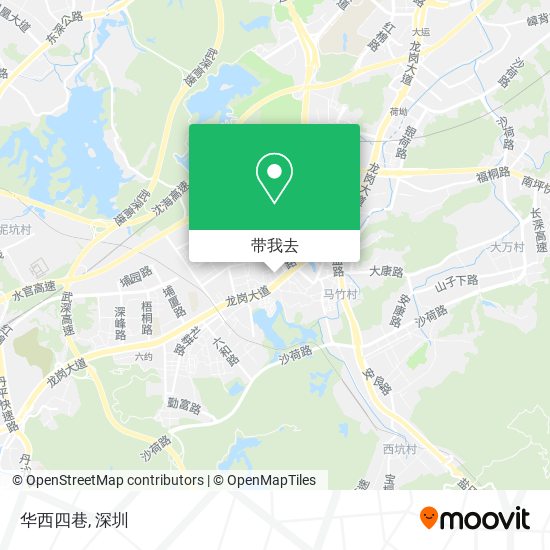 华西四巷地图