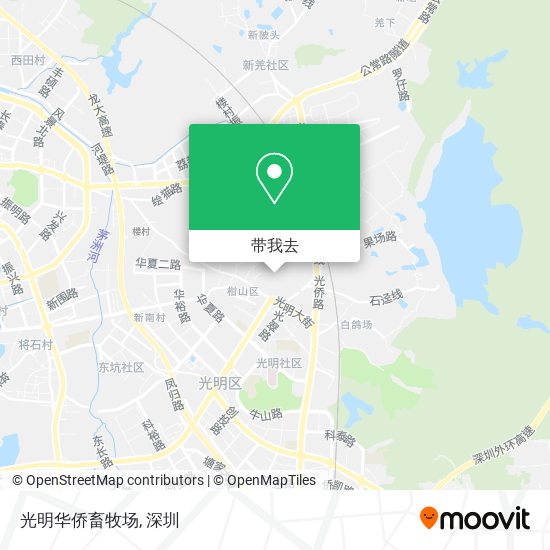 光明华侨畜牧场地图