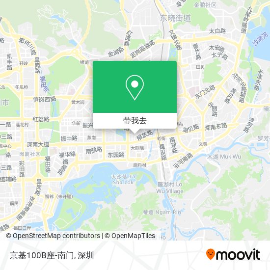 京基100B座-南门地图