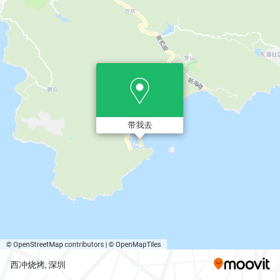 西冲烧烤地图