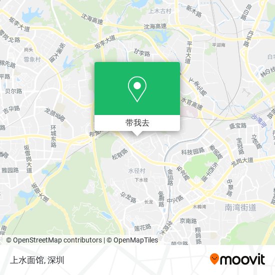 上水面馆地图