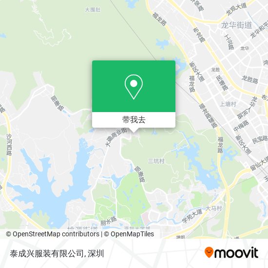 泰成兴服装有限公司地图