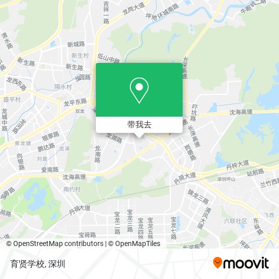 育贤学校地图