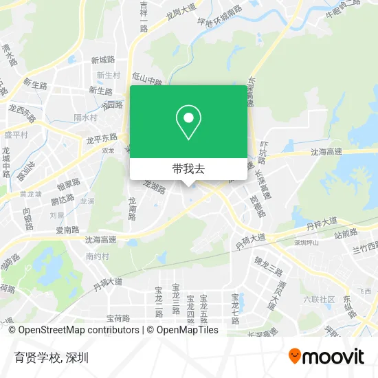 育贤学校地图