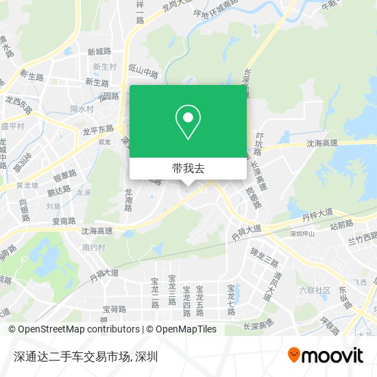 深通达二手车交易市场地图