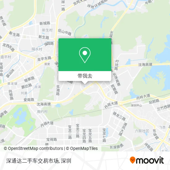 深通达二手车交易市场地图