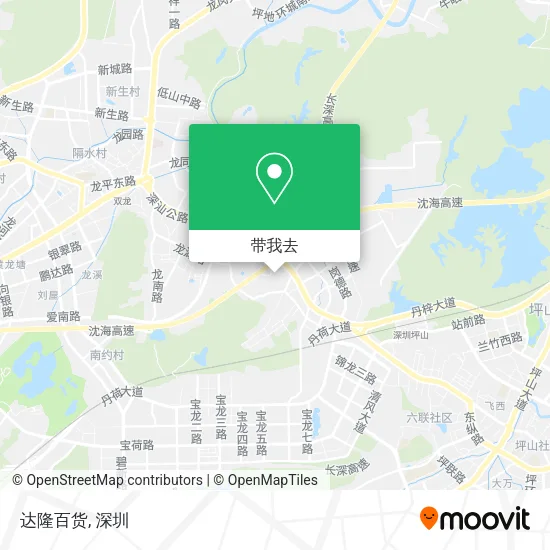 达隆百货地图