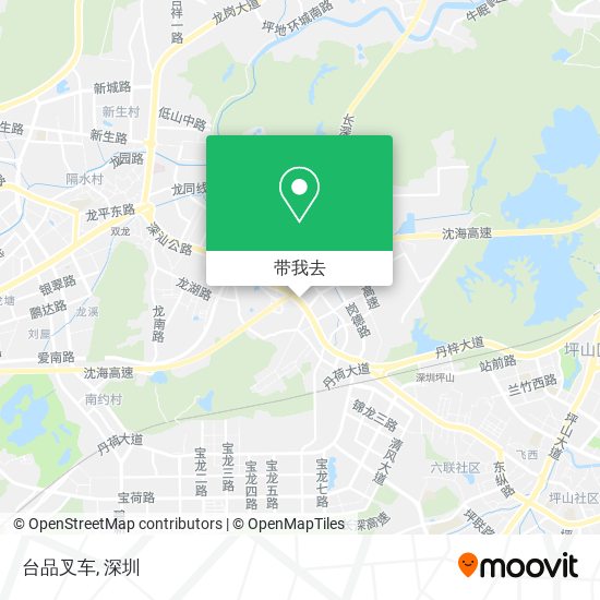 台品叉车地图