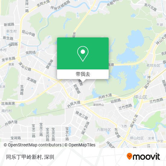同乐丁甲岭新村地图