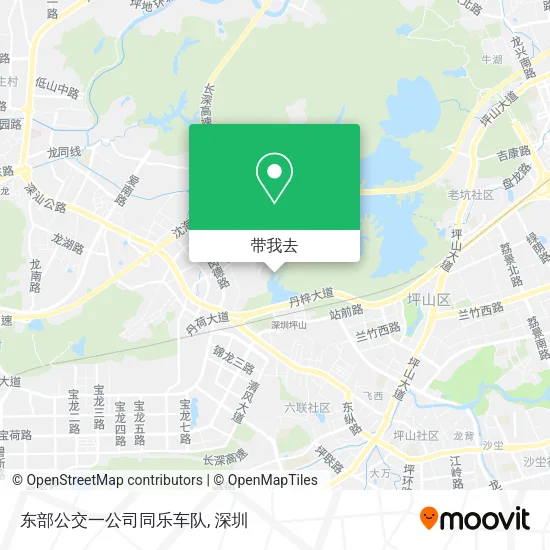 东部公交一公司同乐车队地图