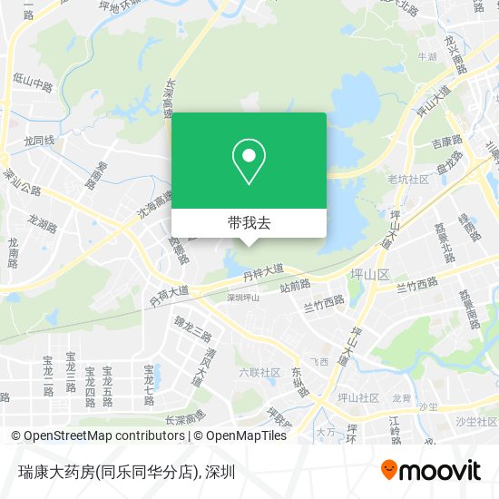 瑞康大药房(同乐同华分店)地图